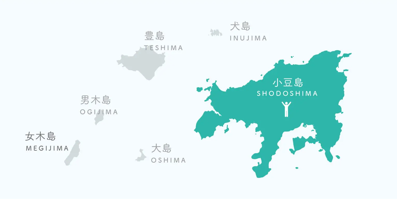 小豆島周辺地図