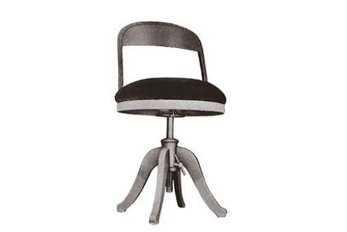 Steel round chair (1934)