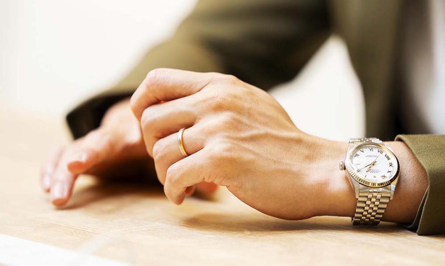 森下 大樹 両手のアップ