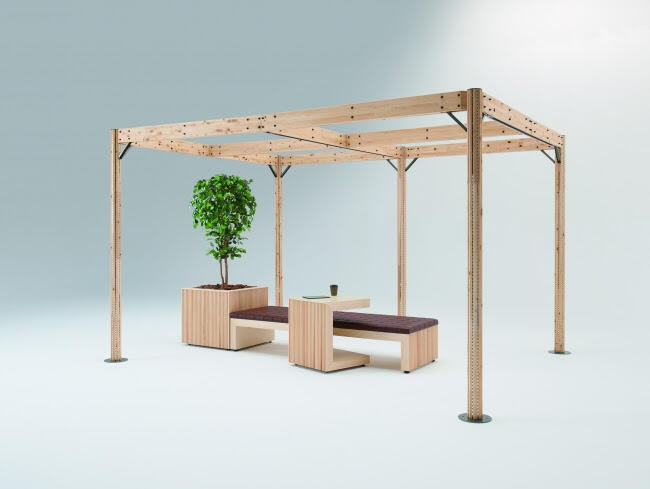 ☆木製フレームシステム「octagonal」(オクタゴナル)が「ウッド