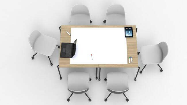 Top plate perfect for collaborative work