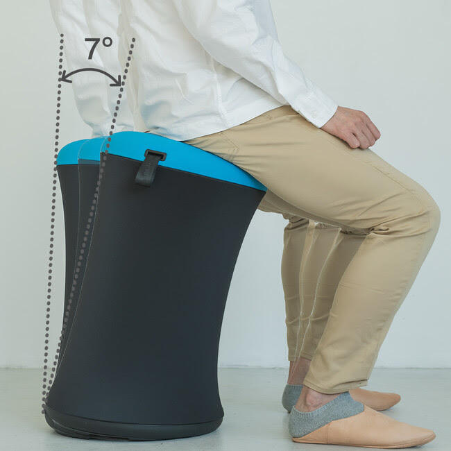 Tilting mechanism that tilts the seat (up to 7°)