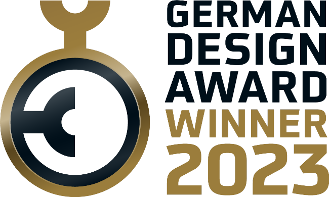 GERMAN DESIGHN AWARD WINNER 2023 GERMAN DESIGHN AWARD WINNER 2023