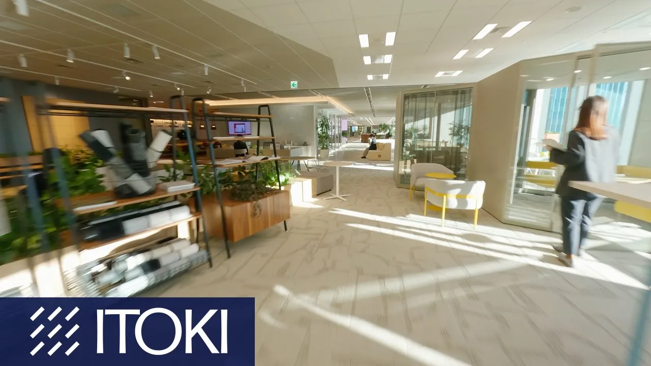 【ドローン撮影】イトーキ本社オフィスを飛行（2025ver.）