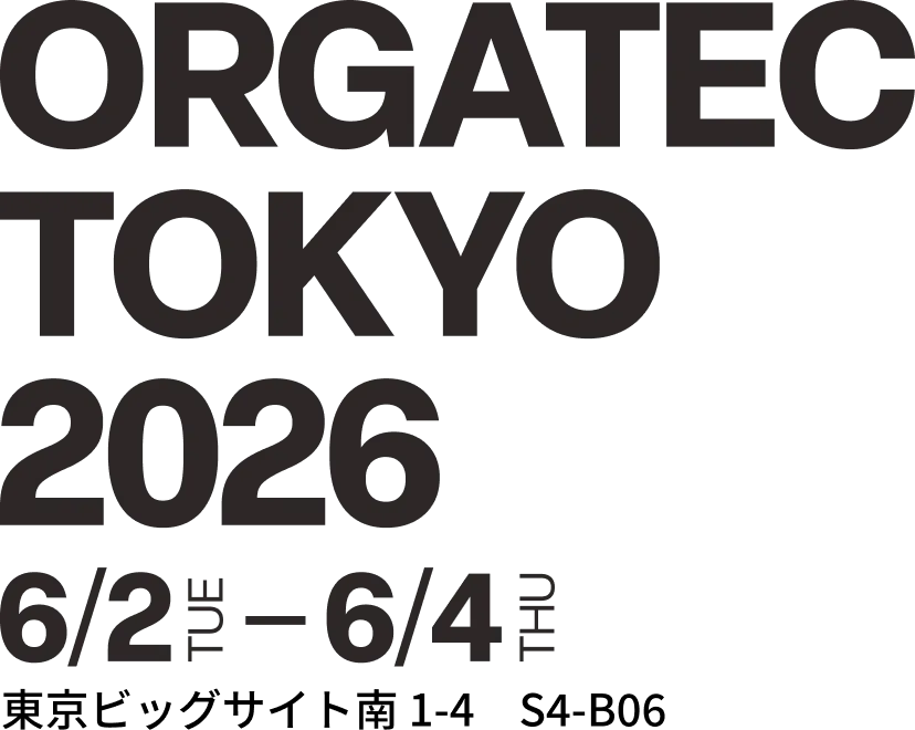 ORGATEC TOKYO 2026 6/2(TUE) - 6/4(THU) 東京ビックサイト南1-4 S4-B06