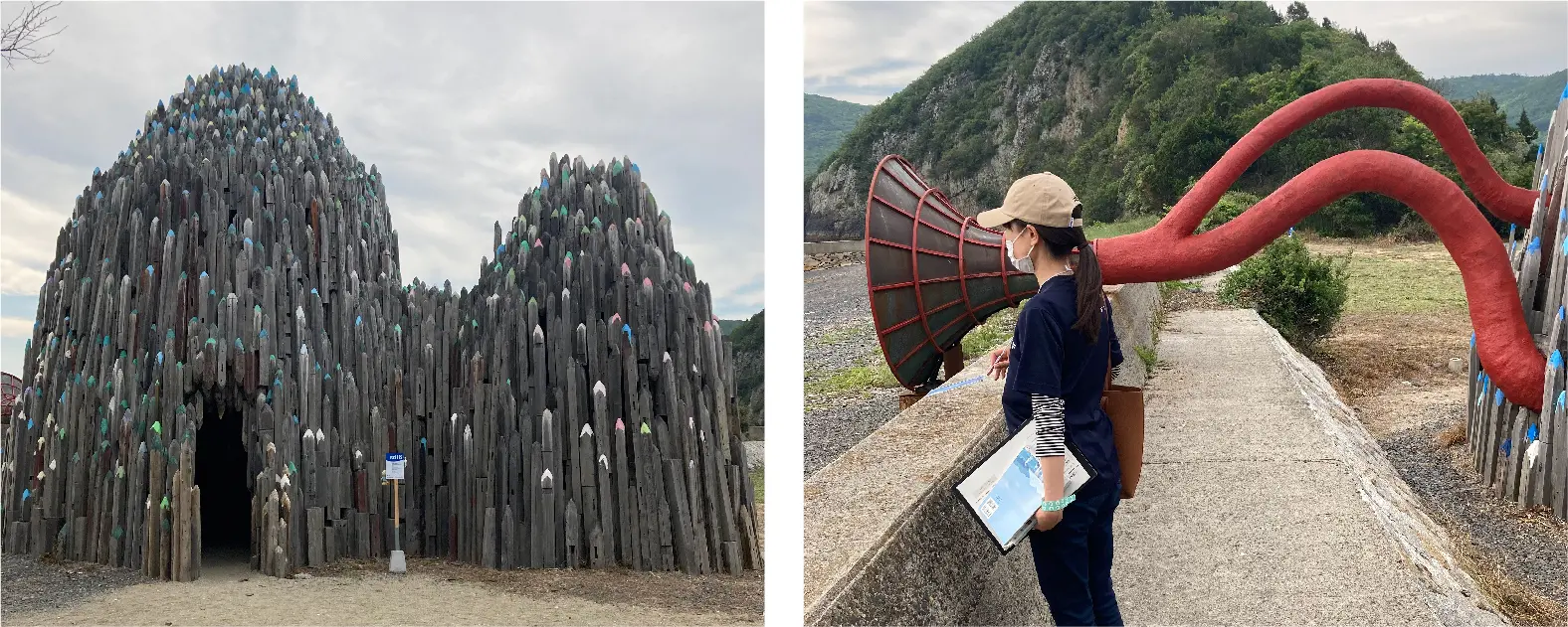 伊藤 敏安＋康 夏奈＋広島市立大学芸術部有志「潮耳荘」-波や船の音を拾い集め建物の中に響かせる-