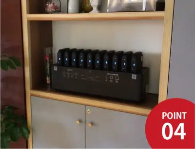使いやすいPOINT04. ポータブル電源 使いやすいPOINT04. ポータブル電源