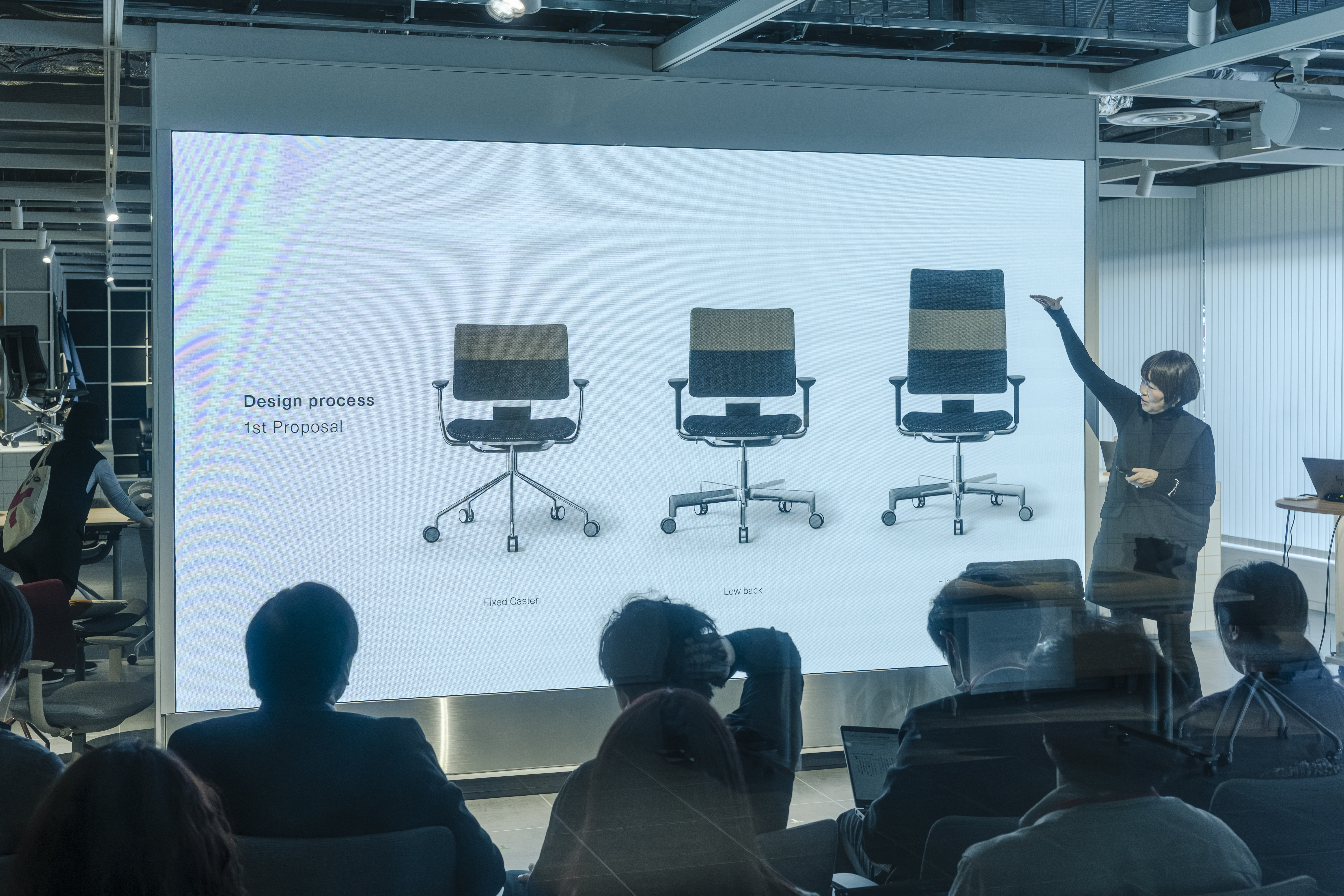 柴田文江氏登壇、滋賀工場発ワークチェア「SHIGA」イベントレポート